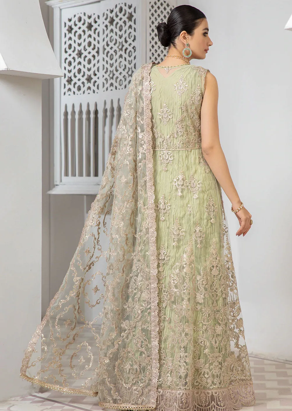 08 - Seafoam - Unstitched - Pareesia Luxury Wear Collection by Zarif 2022