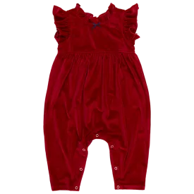 Baby Girls Velour Jennifer Jumper - Red