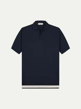 Buttonless AUR1 Polo Navy