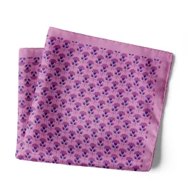 Indian At Heart CHOKORE Purple Silk Pocket Square - Unique Color for Sophisticated Style