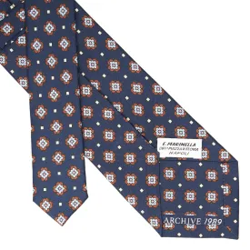 DARK BLUE SILK TIE