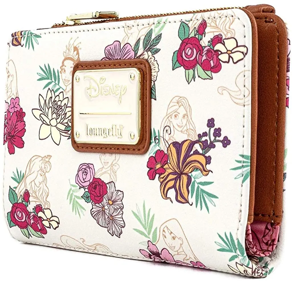 Disney Princess Floral Allover Print Wallet