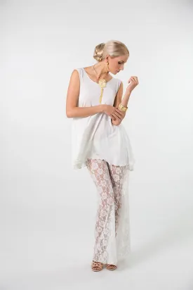 Dream Goddess Lace Palazzo Pants