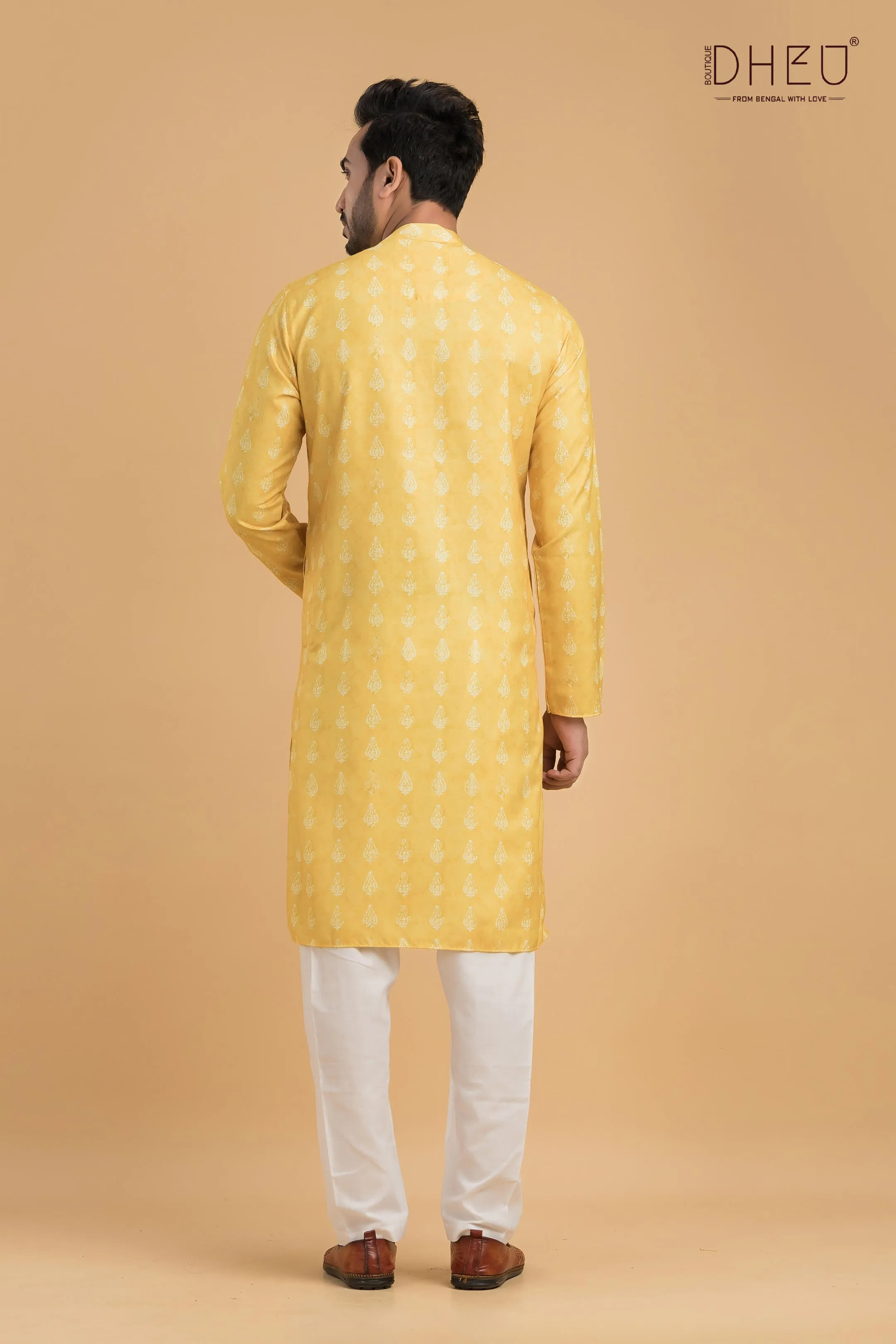 Exclusive Designer Printed Cotton Kurta