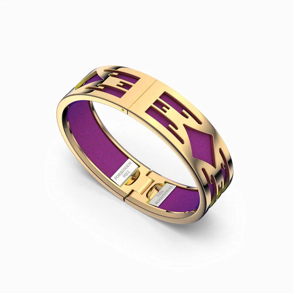 Ikat Bangle - Orchid Purple