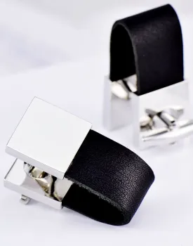 Leather Cufflinks