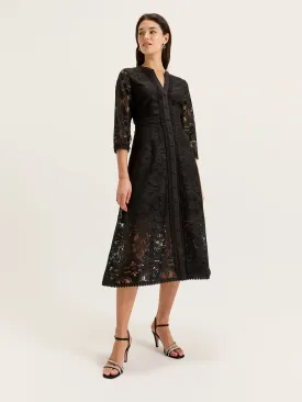 Nostalgia Lace Shirtdress