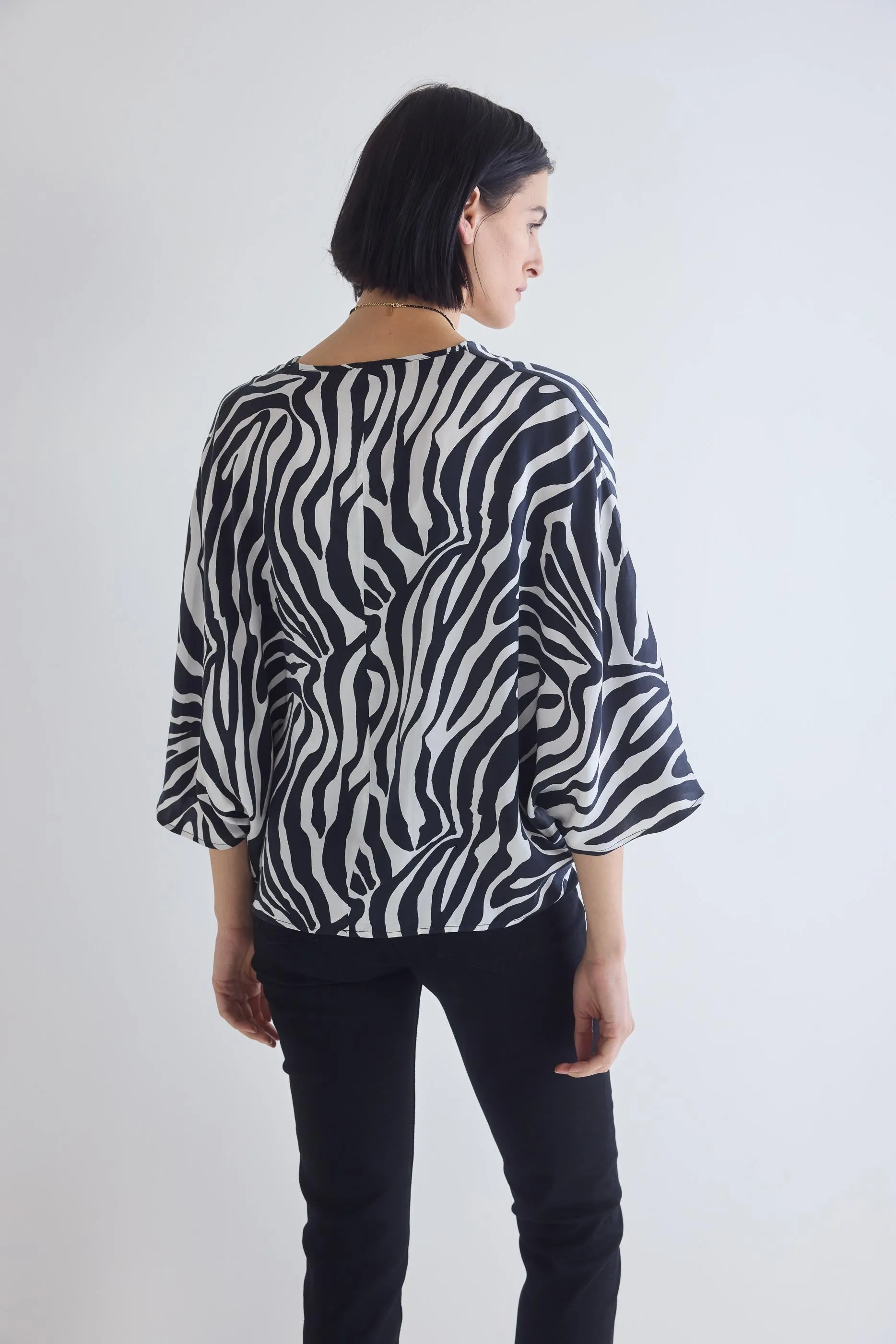 The Batwing Silk Top