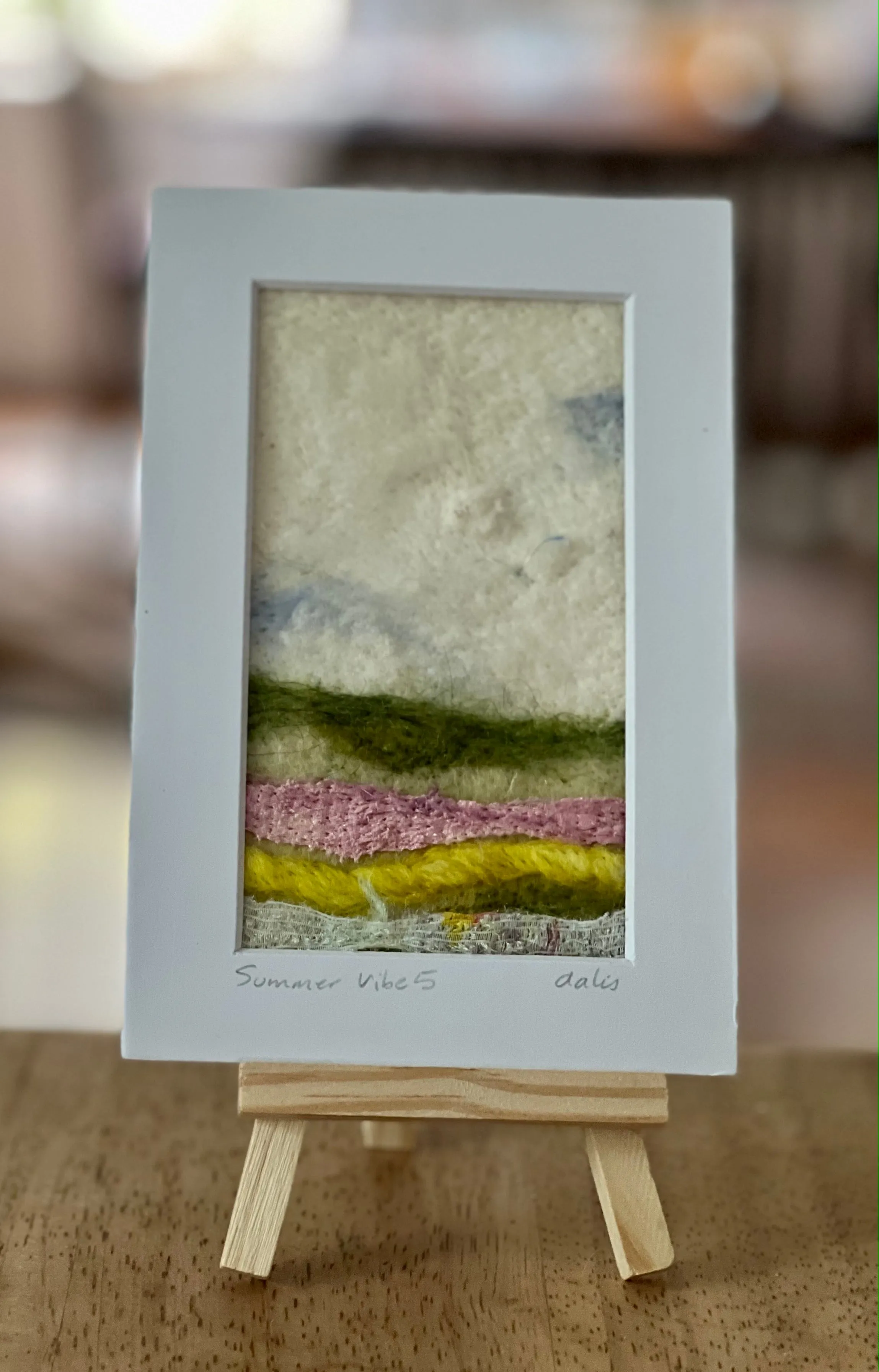 Wool Painting, Summer Vibe 5